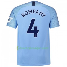 Nogometni Dresovi Manchester City Kompany 4 Domaći 2018/2019 Kratkih Rukava